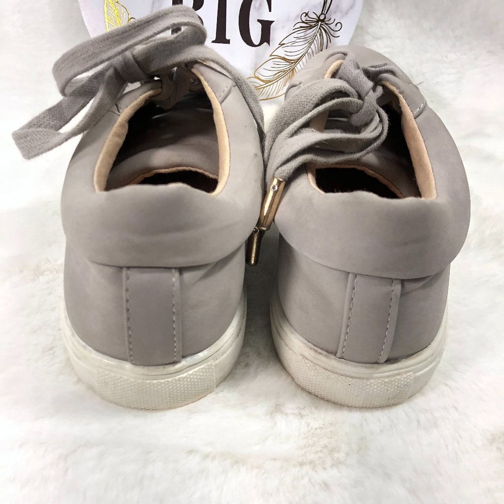 TOPSHOP GRAY SNEAKERS WOMEN SHOES SIZE 38 - Picture 7 of 13
